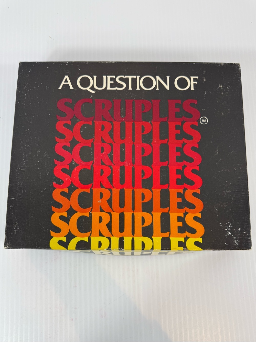 A Question of Scruples Vtg Card Game 1984 High Game Enterprises Moral Dilemmas